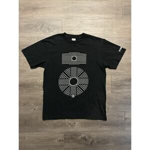 Vintage 90s Yamaha Factory Racing T-Shirt Size L Black 2000s Y2K Maze Logo Bike